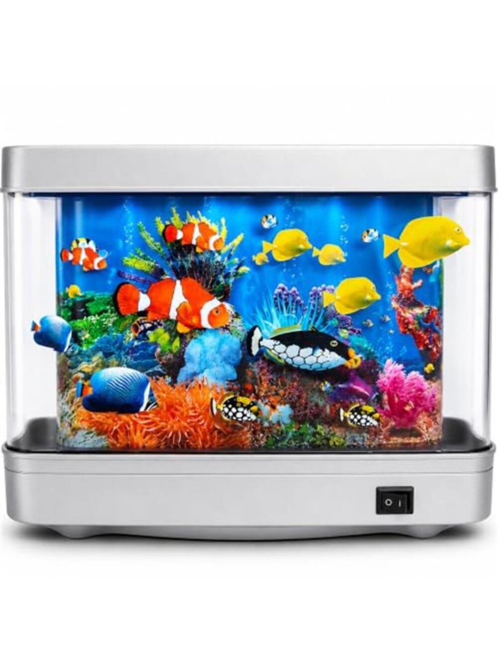 LED Fake Fish Aquarium Lamp Moving Fish Tank Night Light Home Office Decor